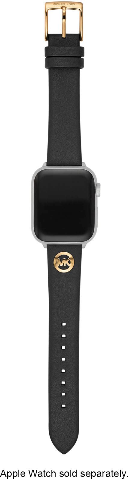 black michael kors apple watch band